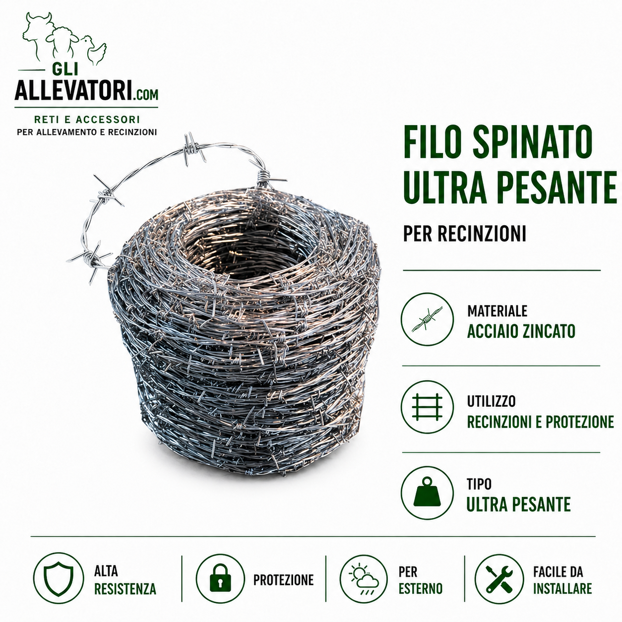 Filo Spinato Ultra Pesante