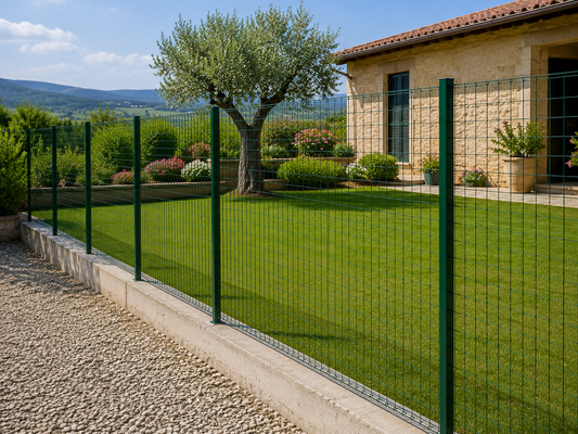 Recinzione Giardino con Rete Elettrosaldata Verde: Quando Conviene