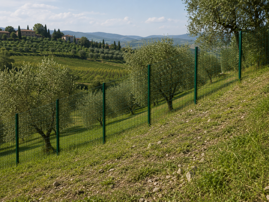 Recinzione su Terreno in Pendenza: Come Scegliere Rete, Pali e Posa